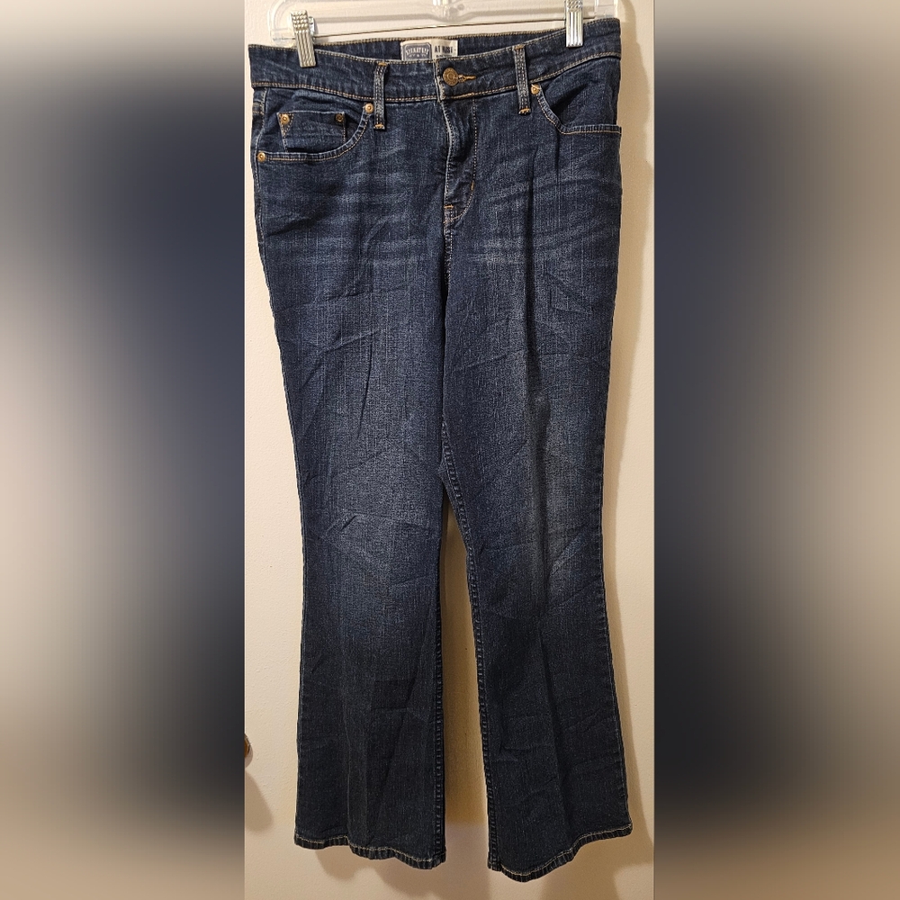 Signature By Levi Strauss At Waist Bootcut SZ 10 Short Misses Womens Jeans